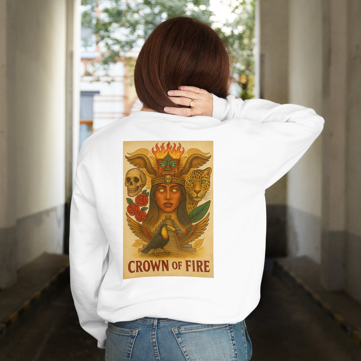 Cheeky Co 'Crown Of Fire' Crew Neck