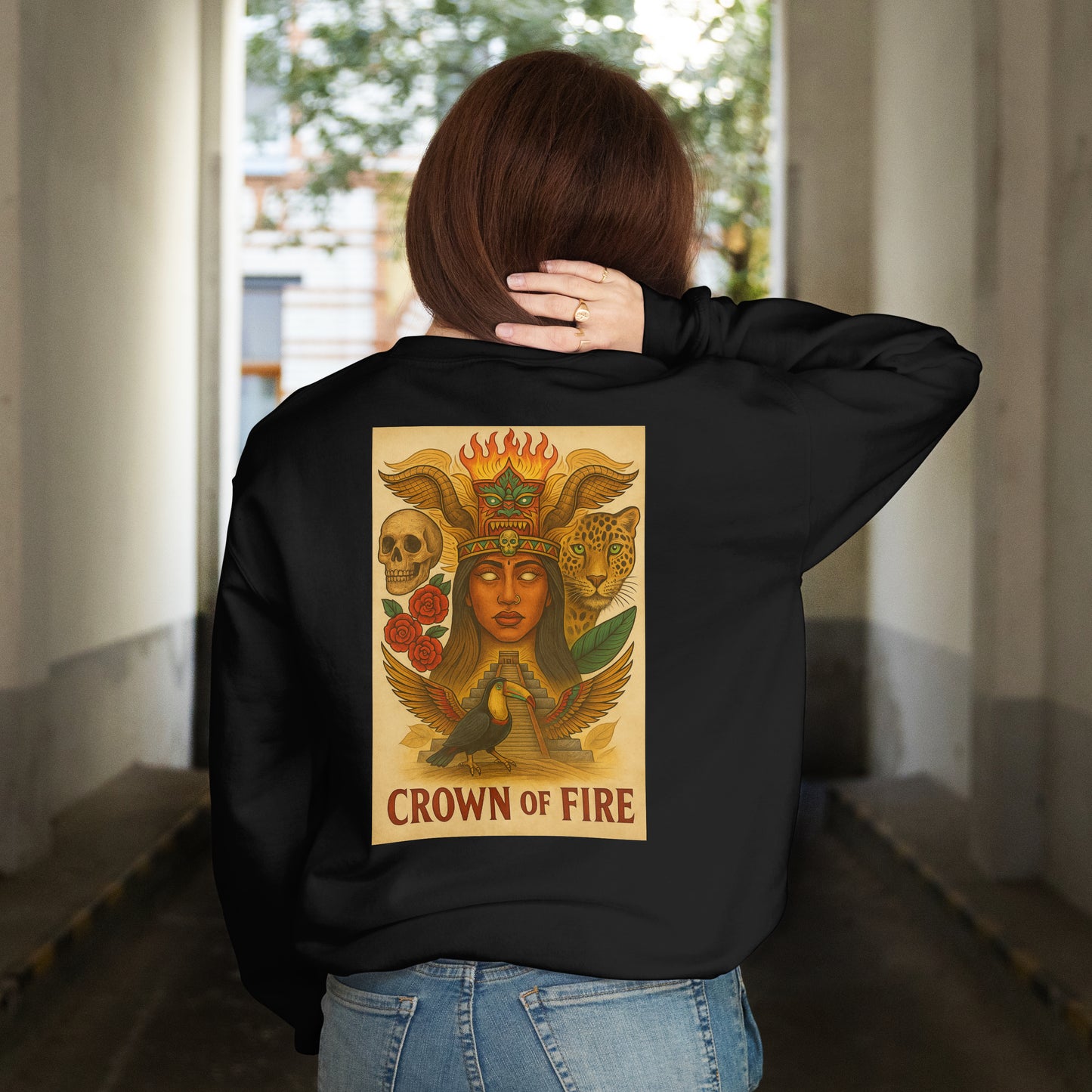 Cheeky Co 'Crown Of Fire' Crew Neck